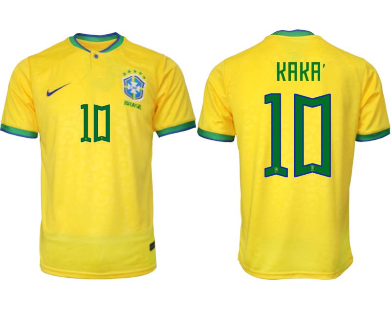 Billiga Fotbollströjor Brasilien Neymar JR 10 Barn Hemma tröja 2020  Kortärmad