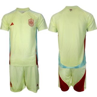 Spanien tröja Set Fotboll Bortaställ EM 2024 För män