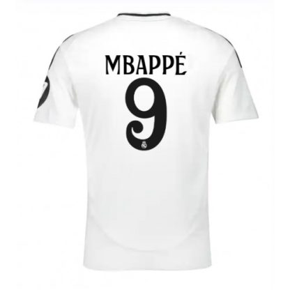 Billiga Fotbollströjor Real Madrid Hemmatröja för Säsongen 2024/25 Kylian Mbappe 9