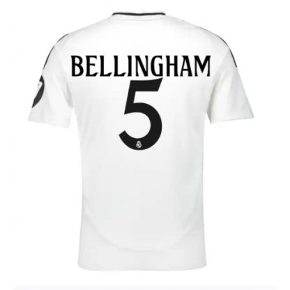 Matchtröjor Fotboll Real Madrid Hemmatröja 2024/25 Jude Bellingham 5