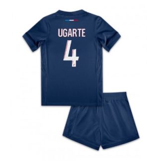 PSG Fotbollströja Barn Paris Saint-Germain Hemmatröja 2024-25 blå Manuel Ugarte 4
