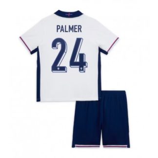 Fotbollskläder till baby England Fotbollströja Hemmaställ EM 2024 Cole Palmer 24