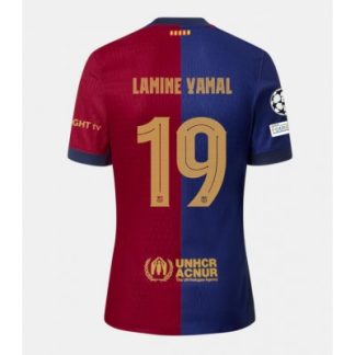 Fotbollströjor Billigt FC Barcelona Hemma tröja 2024-25 Lamine Yamal 19