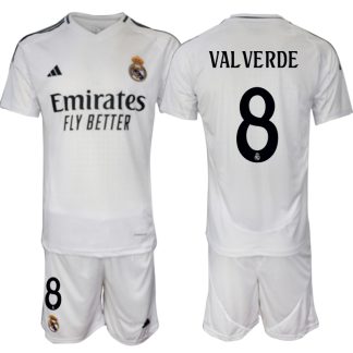 Billiga Matchtröjor Fotboll Real Madrid Hemmatröja 2024/25 Federico Valverde 8