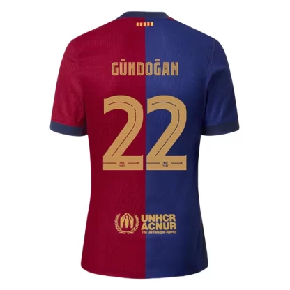 FC Barcelona Matchtröja Hemma 2024-25 för Män Ilkay Gundogan 22