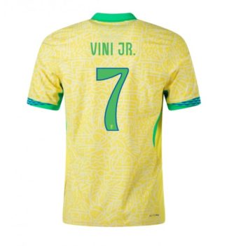 Fotbollströja Herr Brasilien Hemmaställ Copa América 2024 Vinicius Junior 7