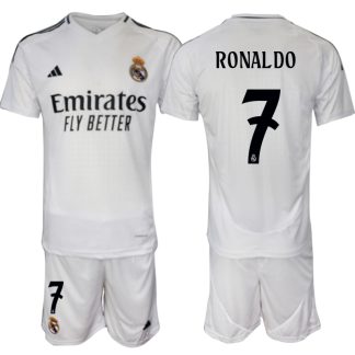 Real Madrid Hemmatröja 2024/25 Vit Cristiano Ronaldo 7