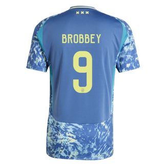 Köpa AFC Ajax Bortatröja 2024/25 Brian Brobbey 9 Kortärmad