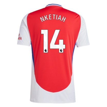 Köpa Arsenal Hemmatröja 2024/25 Eddie Nketiah 14 Kortärmad