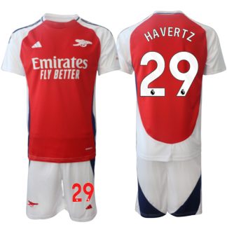 Köpa Arsenal Hemmatröja 2024/25 Kai Havertz 29 Kortärmad (+ Korta byxor)