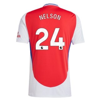 Köpa Arsenal Hemmatröja 2024/25 Reiss Nelson 24 Kortärmad