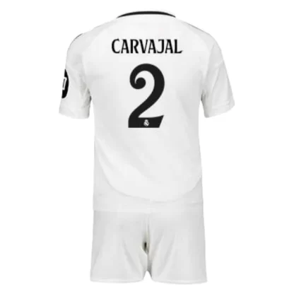 Fotbollskläder till baby Real Madrid Hemmatröja 2024/25 Daniel Carvajal 2