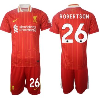 Liverpool tröja herr Hemma Fotbollströja 2024-25 Matchställ Andrew Robertson 26