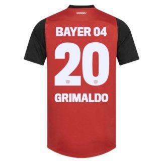 Köpa Bayer 04 Leverkusen Hemmatröja 2024/25 Alejandro Grimaldo 20 Kortärmad