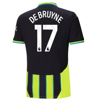 Billiga Manchester City Bortatröja 2024/25 Kevin De Bruyne 17 Kortärmad