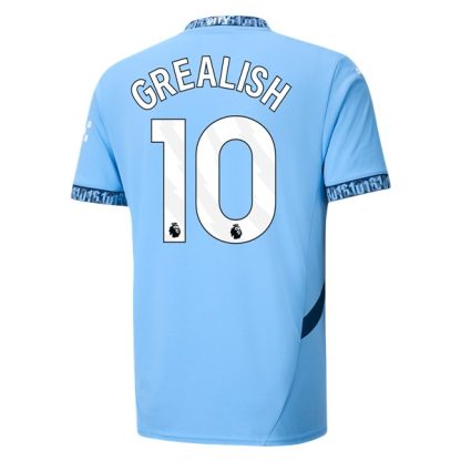 Billiga Manchester City Hemmatröja 2024/25 Jack Grealish 10 Kortärmad