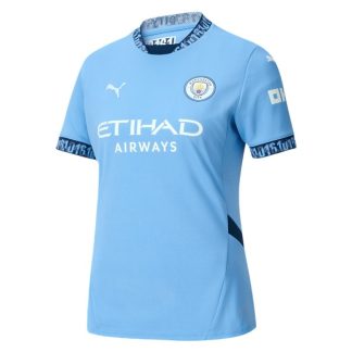 Billiga Manchester City Hemmatröja Dam 2024/25 Kortärmad