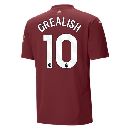 Billiga Manchester City Tredjetröja 2024/25 Jack Grealish 10 Kortärmad