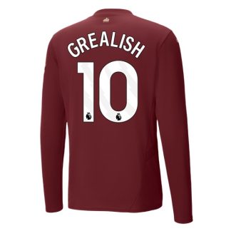 Billiga Manchester City Tredjetröja 2024/25 Jack Grealish 10 Långärmad