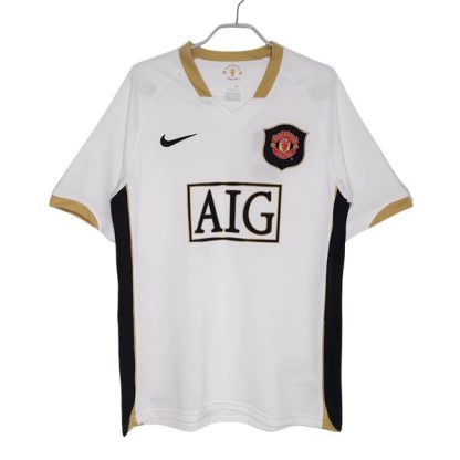 Billiga Manchester United Bortatröja Retro 2006-2007 Kortärmad