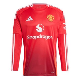 Billiga Manchester United Hemmatröja 2024/25 Långärmad