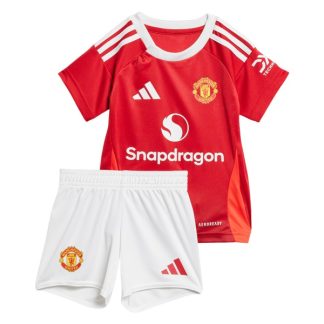 Billiga Manchester United Hemmatröja Barn 2024/25 Kortärmad (+ Korta byxor)