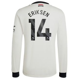 Billiga Manchester United Tredjetröja 2024/25 Christian Eriksen 14 Långärmad