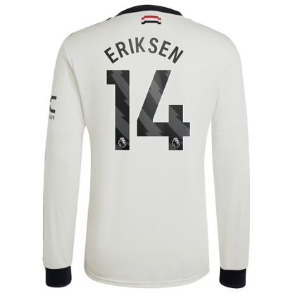 Billiga Manchester United Tredjetröja 2024/25 Christian Eriksen 14 Långärmad