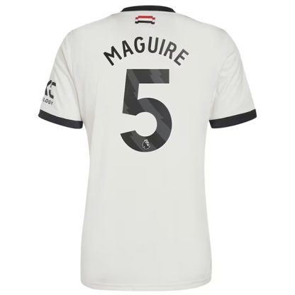 Billiga Manchester United Tredjetröja 2024/25 Harry Maguire 5 Kortärmad