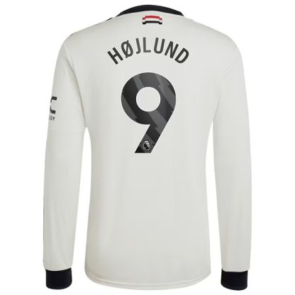 Billiga Manchester United Tredjetröja 2024/25 Rasmus Højlund 9 Långärmad