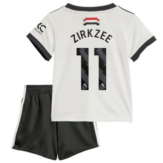 Billiga Manchester United Tredjetröja Barn 2024/25 Joshua Zirkzee 11 Kortärmad (+ Korta byxor)