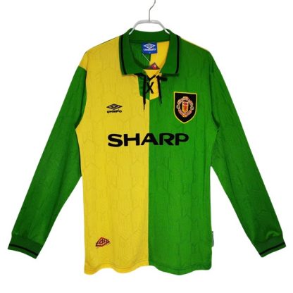 Billiga Manchester United Tredjetröja Retro 1992-1994 Långärmad