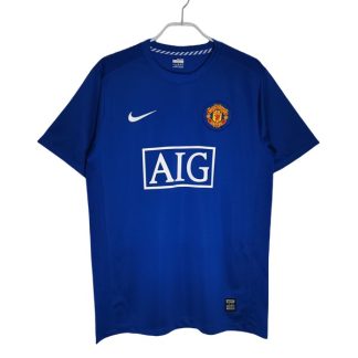 Billiga Manchester United Tredjetröja Retro 2008-2009 Kortärmad