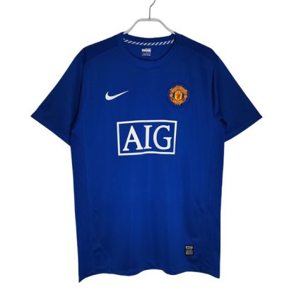 Billiga Manchester United Tredjetröja Retro 2008-2009 Kortärmad