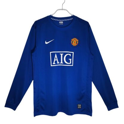 Billiga Manchester United Tredjetröja Retro 2008-2009 Långärmad