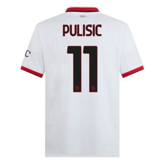 Köpa AC Milan Bortatröja 2024/25 Christian Pulisic 11 Kortärmad