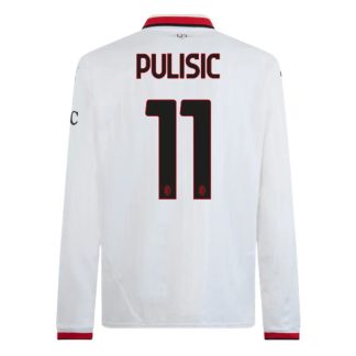 Köpa AC Milan Bortatröja 2024/25 Christian Pulisic 11 Långärmad