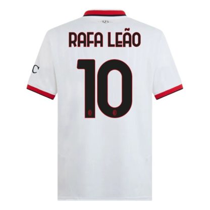 Köpa AC Milan Bortatröja 2024/25 Rafa Leão 10 Kortärmad