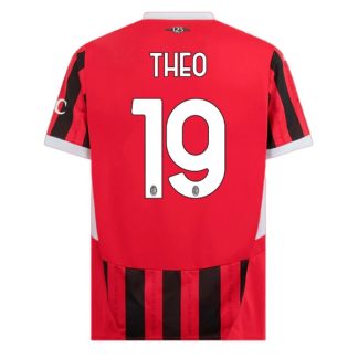 Köpa AC Milan Hemmatröja 2024/25 Theo Hernandez 19 Kortärmad