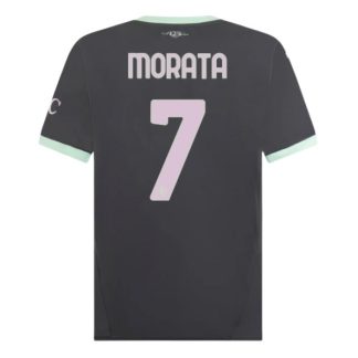 Köpa AC Milan Tredjetröja 2024/25 Álvaro Morata 7 Kortärmad