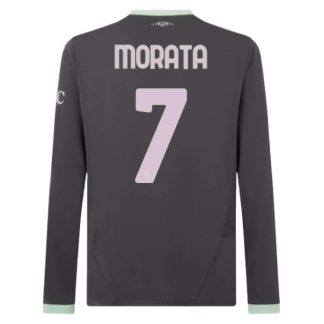 Köpa AC Milan Tredjetröja 2024/25 Álvaro Morata 7 Långärmad