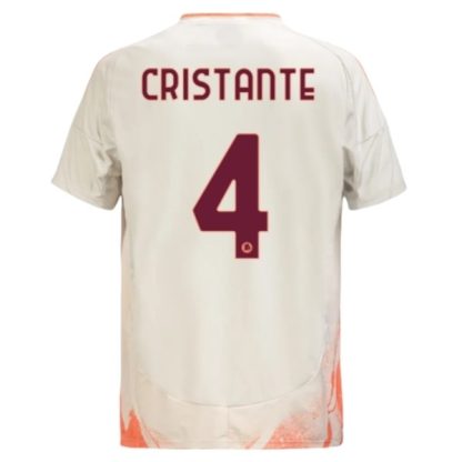 Köpa AS Roma Bortatröja 2024/25 Bryan Cristante 4 Kortärmad