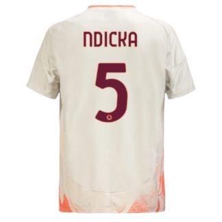 Köpa AS Roma Bortatröja 2024/25 Evan Ndicka 5 Kortärmad