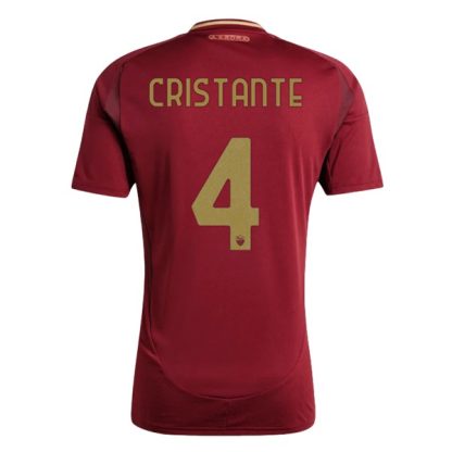 Köpa AS Roma Hemmatröja 2024/25 Bryan Cristante 4 Kortärmad