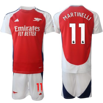 Köpa Arsenal Hemmatröja 2024/25 Gabriel Martinelli 11 Kortärmad (+ Korta byxor)