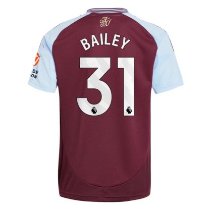 Köpa Aston Villa Hemmatröja 2024/25 Leon Bailey 31 Kortärmad