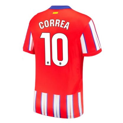 Köpa Atletico Madrid Hemmatröja 2024/25 Angel Correa 10 Kortärmad