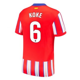 Köpa Atletico Madrid Hemmatröja 2024/25 Koke 6 Kortärmad