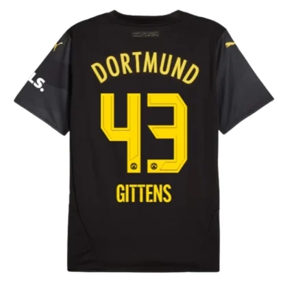 Köpa BVB Borussia Dortmund Bortatröja 2024/25 Jamie Bynoe-Gittens 43 Kortärmad