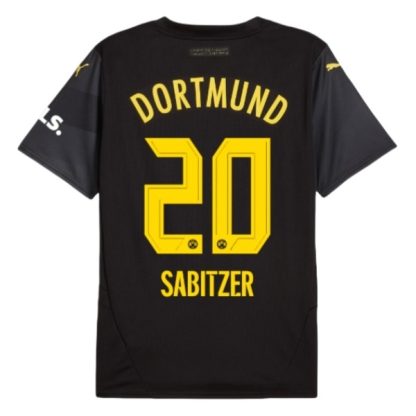 Köpa BVB Borussia Dortmund Bortatröja 2024/25 Marcel Sabitzer 20 Kortärmad